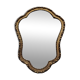 Classic vintage mirror in gold tones, 1970s