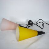 Double pendant lamp by Solken, 1970's.