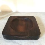 Vintage trinket bowl in solid wood