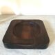 Vintage trinket bowl in solid wood