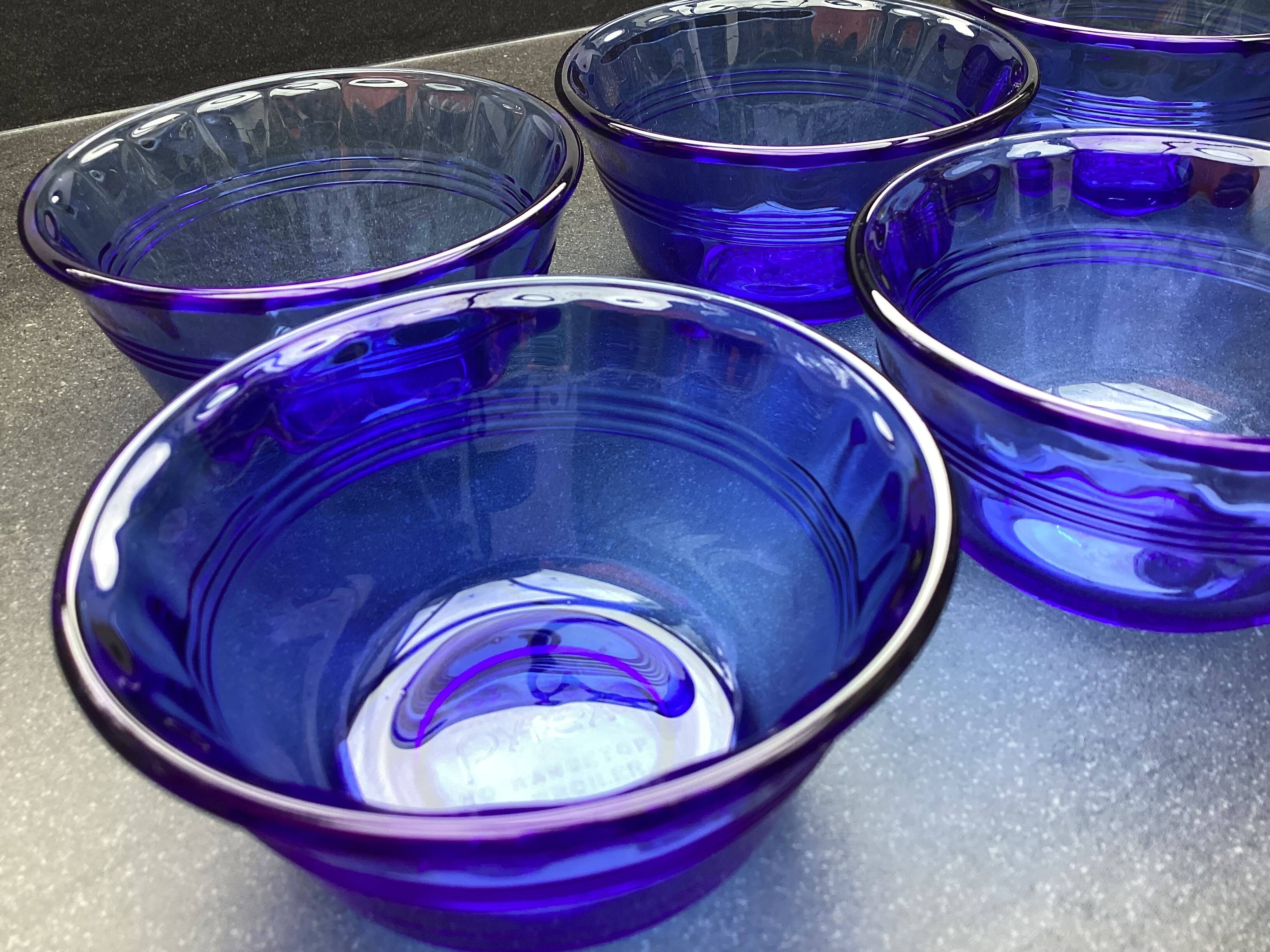 6 coupelles en verre Pyrex made in USA