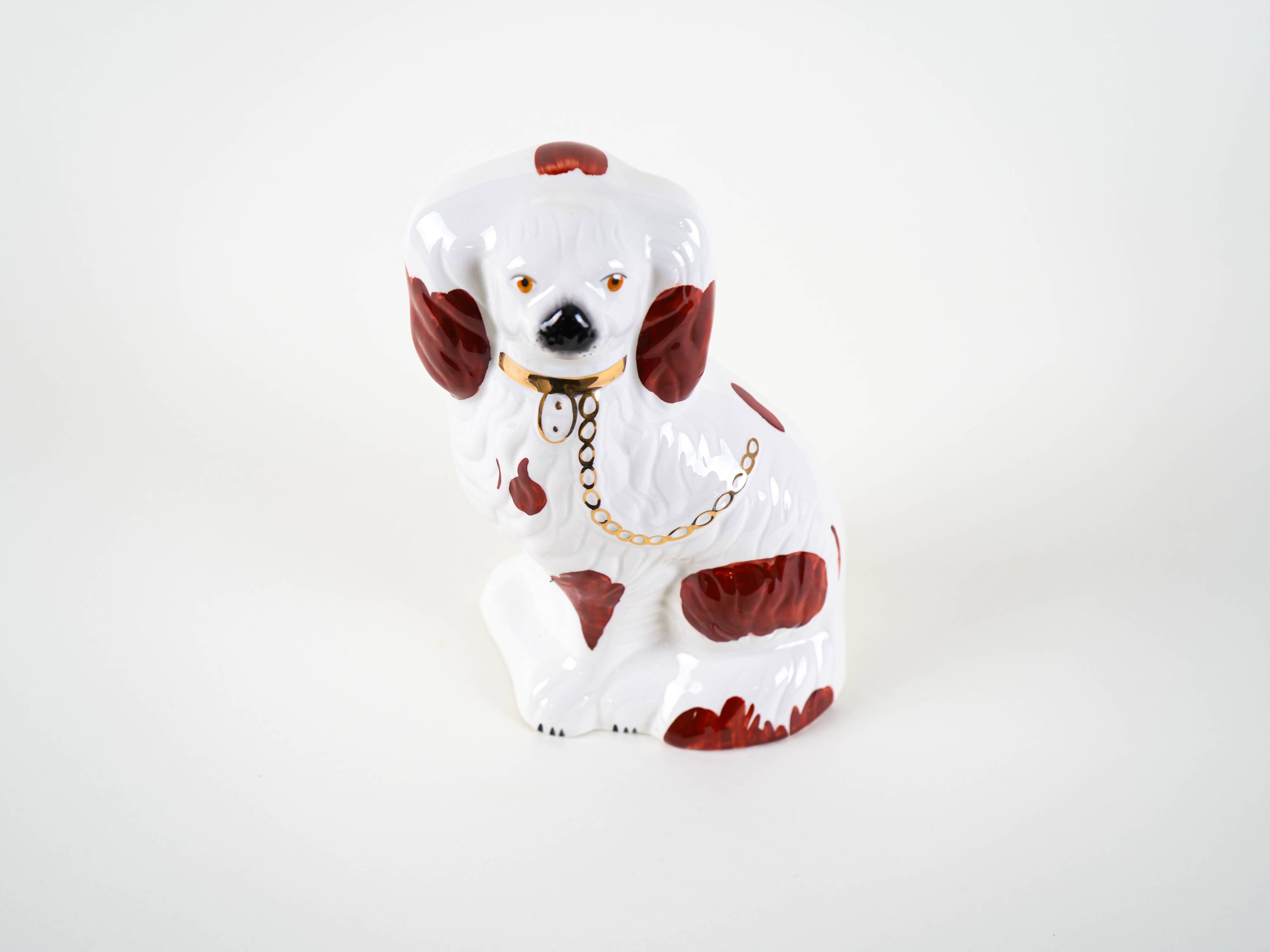 Figurine de chien en céramique, design anglais, années 1960, production : beswick england