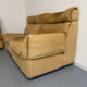 Modular camel leather sofa, 1980s vintage design.