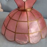 Pink mother-of-pearl chandelier