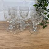 Set of 6 Luminarc Lance white wine glasses