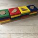 Vintage wood construction game