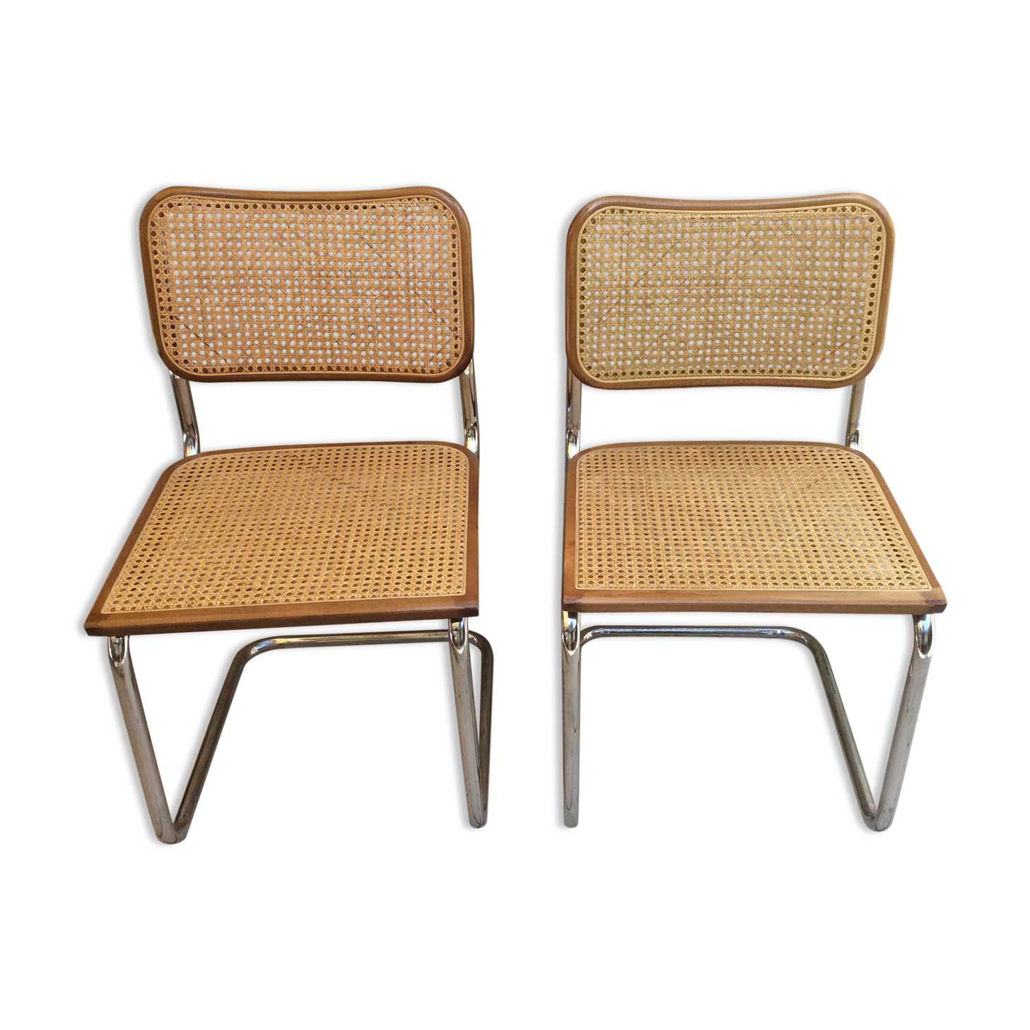 Marcel Breuer chairs pair