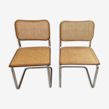 Marcel Breuer chairs pair