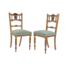 Paire de chaises vers 1900