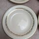 Lot de 6 assiettes creuses Villeroy & Boch – décor doré vintage