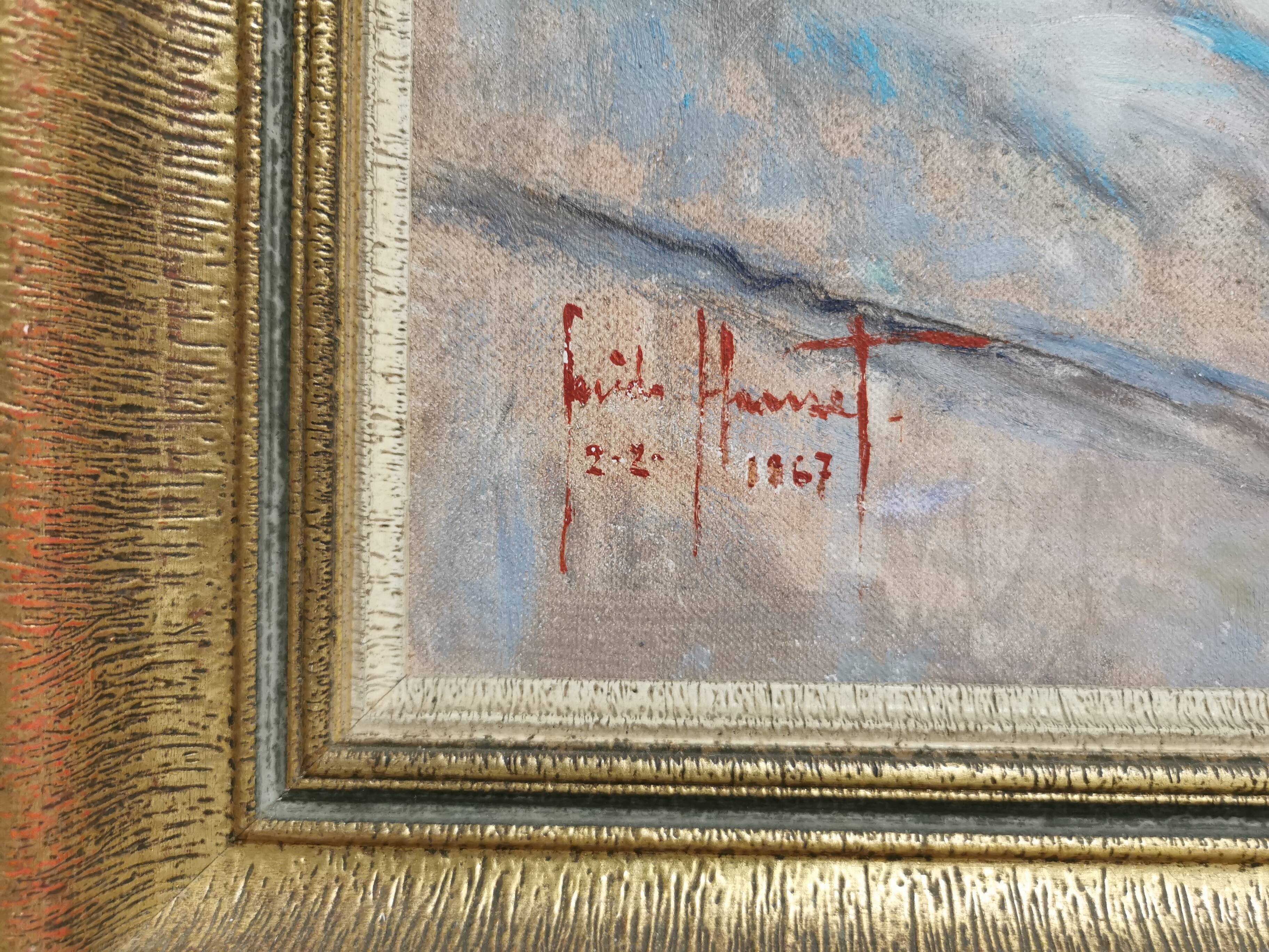 Oil on canvas by Guido Hanset 1967