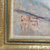 Oil on canvas by Guido Hanset 1967