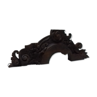 Carved old furniture fronts