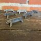 Set of 6 Vintage Stainless Steel Dog-Shaped Knife Rests Art Deco France