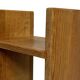 Vintage oak wall / book shelf 1970s wood minimalist design