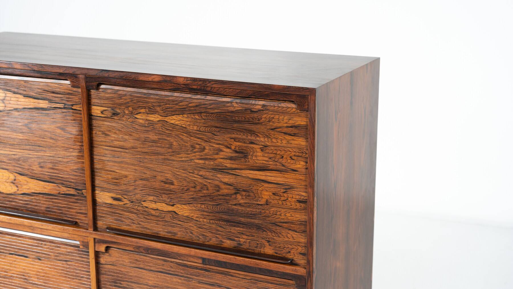 Mid-century modern storage furniture in the style of Gianfranco Frattini, Italy, 1960s.