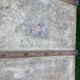 Antique wooden travel trunk