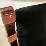 Scandinavian leather lounge chair by Elsa & Nordahl Solheim for Rybo Rykken, 1960s