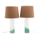 a pair of glass table lamps by Luxus, Vittsjö Sweden 1970 Marked