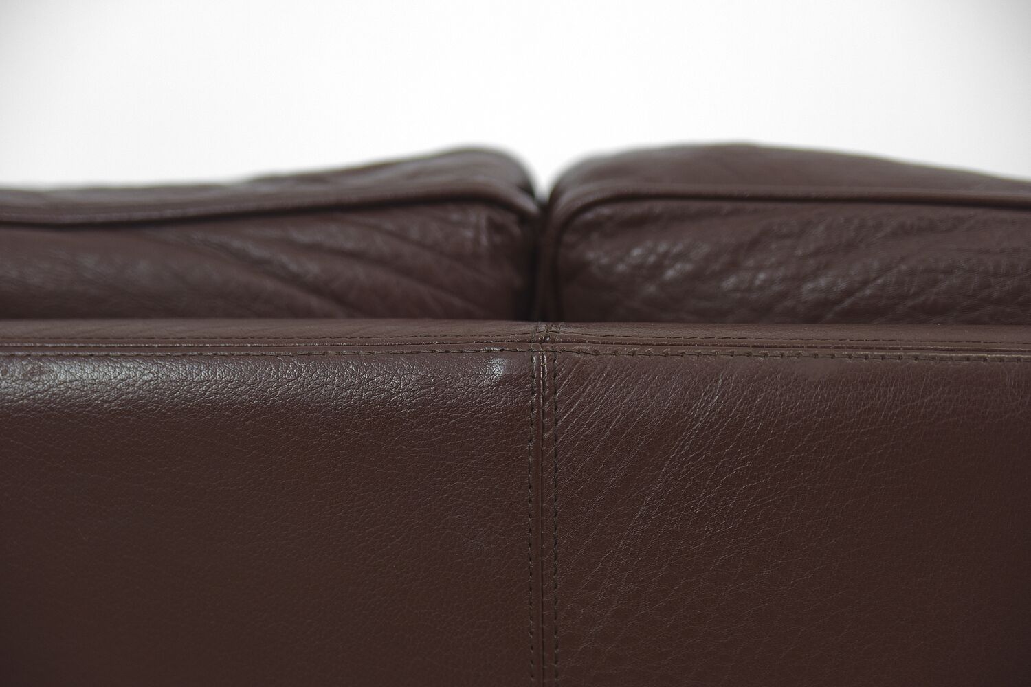 Set of 2 scandinavian leather sofas, 1970ss