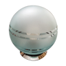 Plafonnier applique  ancien applique globe verre bleu modèle rare Ø 25 cm Art déco 1930
