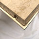 Pair of sofa ends in travertine