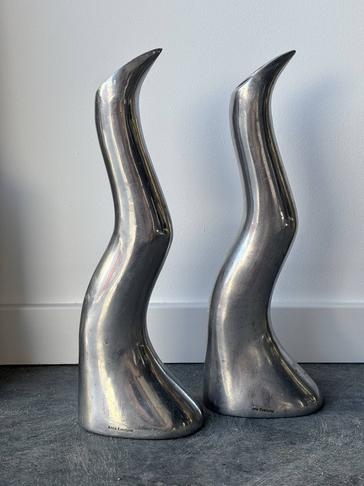Pair of candlesticks ANATOMI by Anna Efverlund for IKEA, 1992