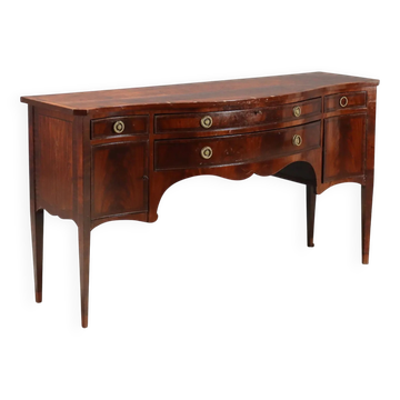 Antique mahogany sideboard with drawers, Italy, late 19th century.