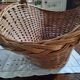 Panier en osier tressé