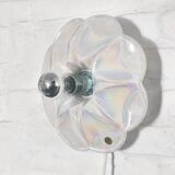 Mid-century iridescent porcelain wall lamp by Goebel for PAN Germany 1970s