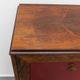 Scandinavian sideboard in dark red wood and leather, 1960s vintage modernism