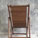 Vintage teak children's chaise longue