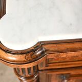 Buffet, commode en loupe d’amboine et palissandre, style Louis XVI – 2ème partie du XIXème