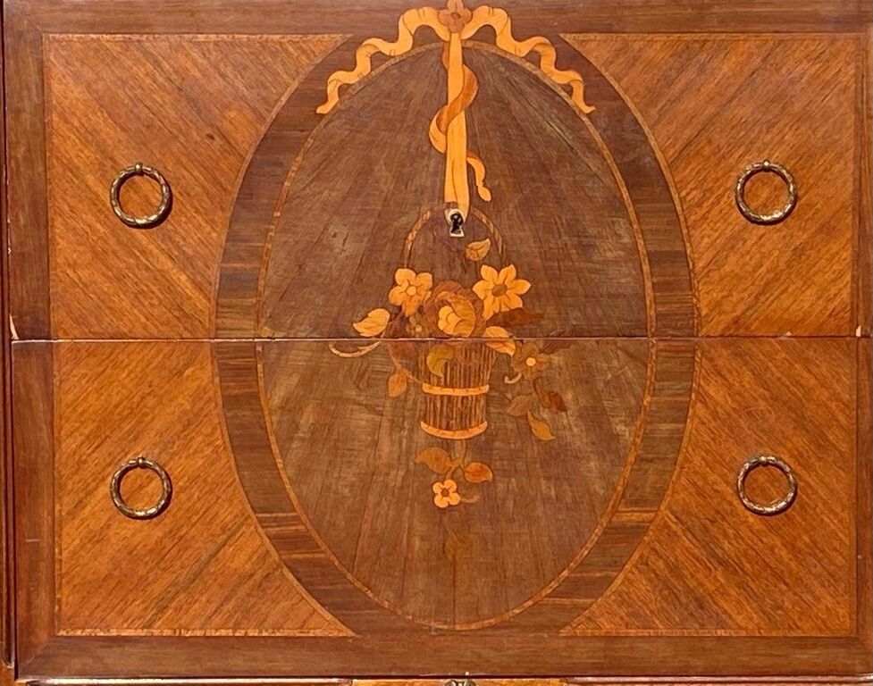 Dresser marquetry and bronze Louis XVI style