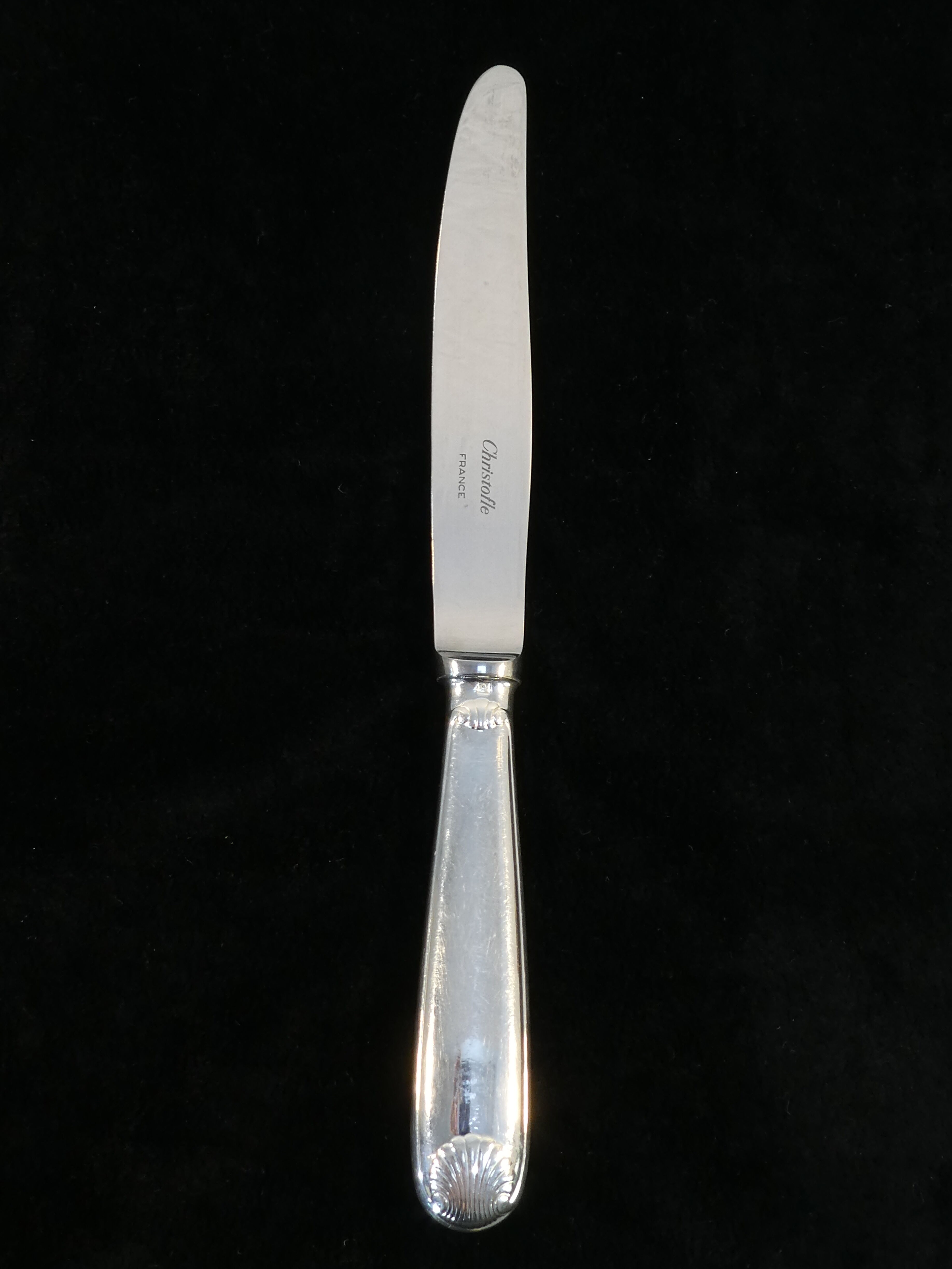12 large knives CHRISTOFLE model VENDOME