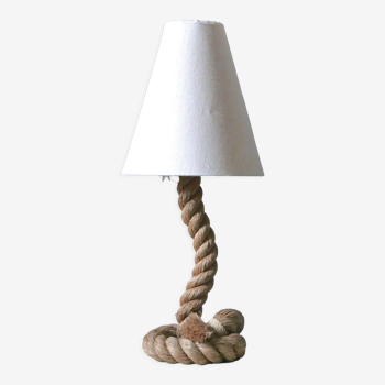 Vintage rope lamp