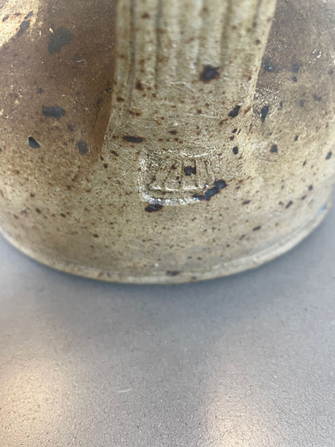 Pierre Digan La Borne stoneware pitcher carafe