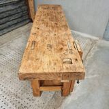 Old workbench side table bathroom furniture 48 x 193 cm