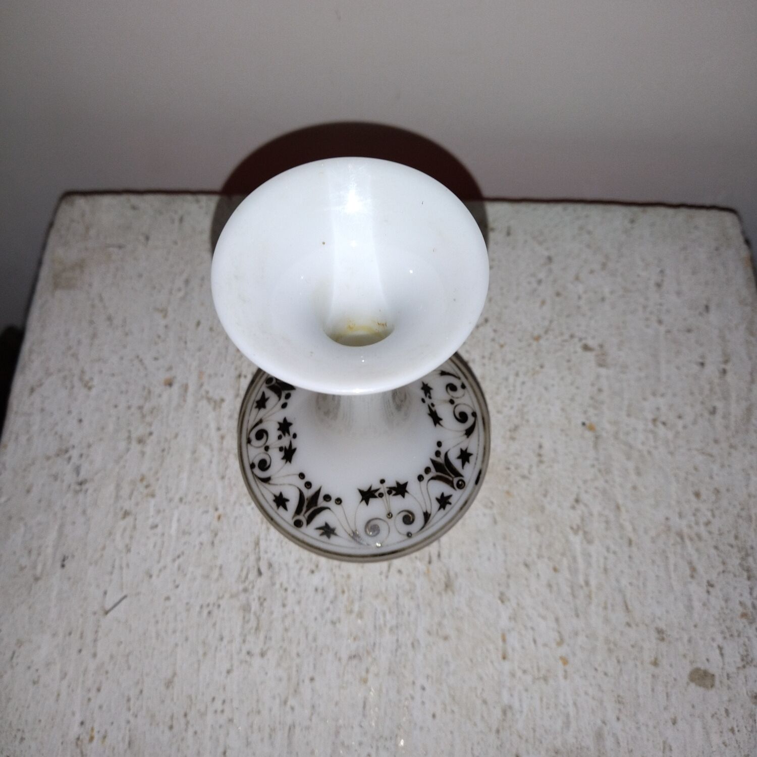 Opaline glass vase XIXth Napoleon III