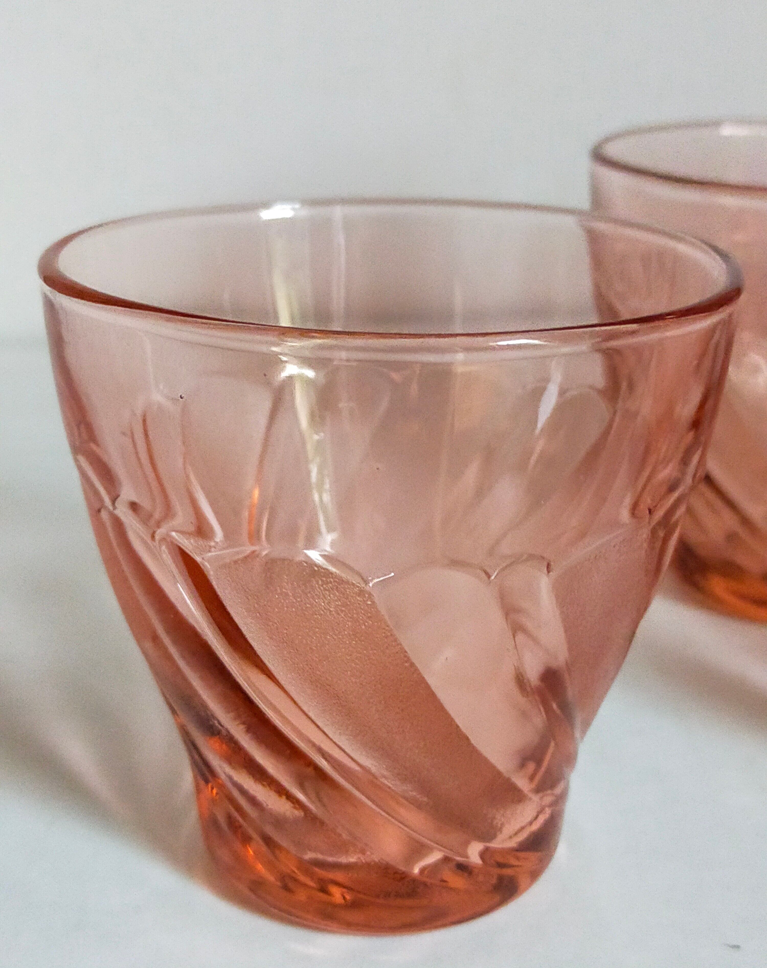 Nine Vereco glasses in Rise glass 80s