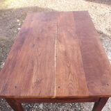 Table low 19th oak