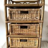 Rattan chest of drawers 3 drawers