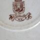 3 serving dishes Terre De Fer Gien model Mai from around 1900.