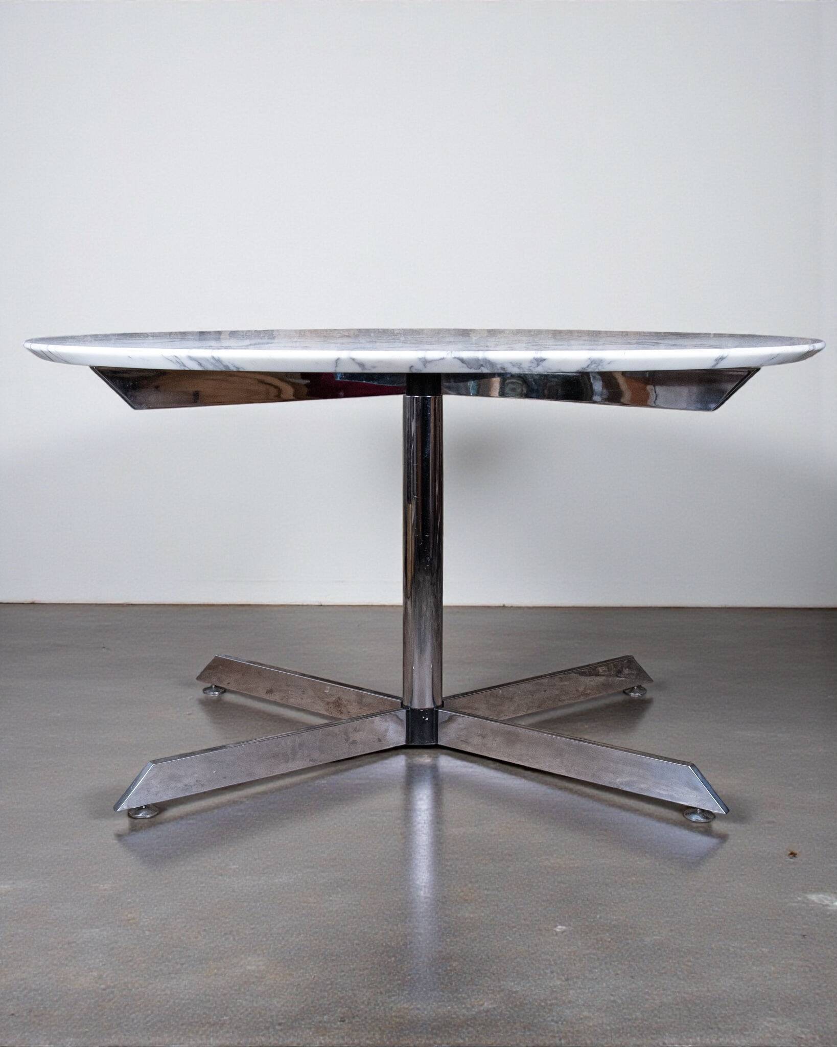 Calacatta marble Super Malta table, Roche Bobois, 1980s