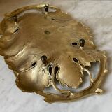 Solid brass fruit bowl