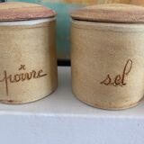3 spice pots Poterie de la Colombe