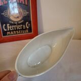 Old Sarreguemines ELORN Earthenware Sauce Boat