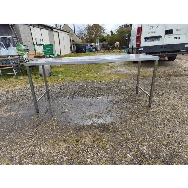 Table inox de collectivité