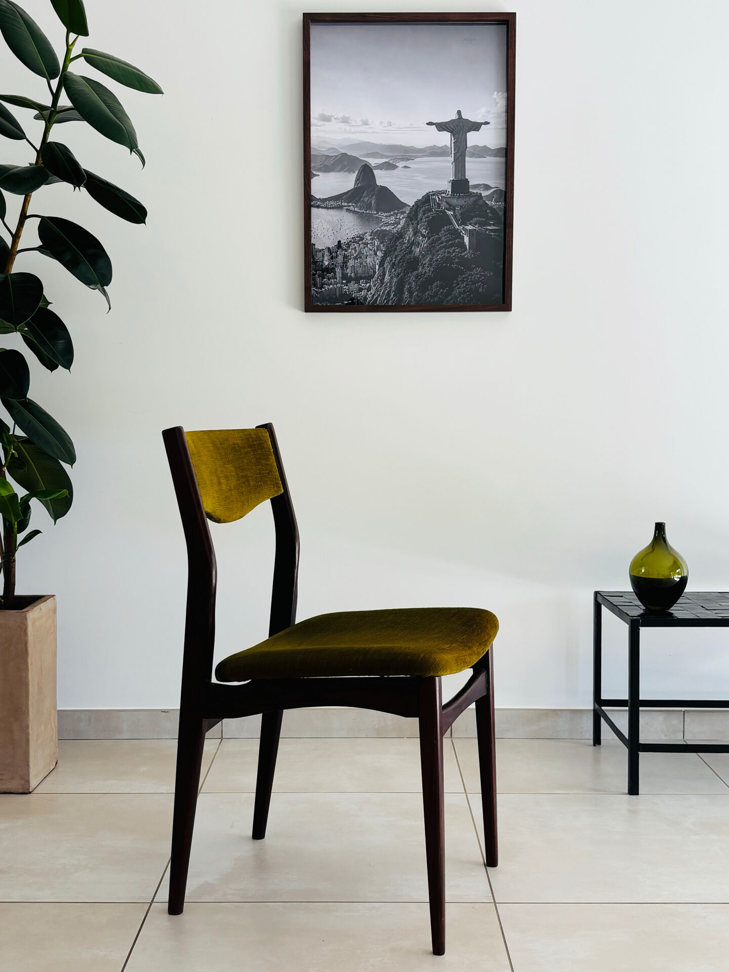 Chaises vintage en palissandre de style scandinave