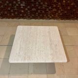 Table basse en travertin de P. A. Giusti et E. Di Rosa pour Up&Up, Italie